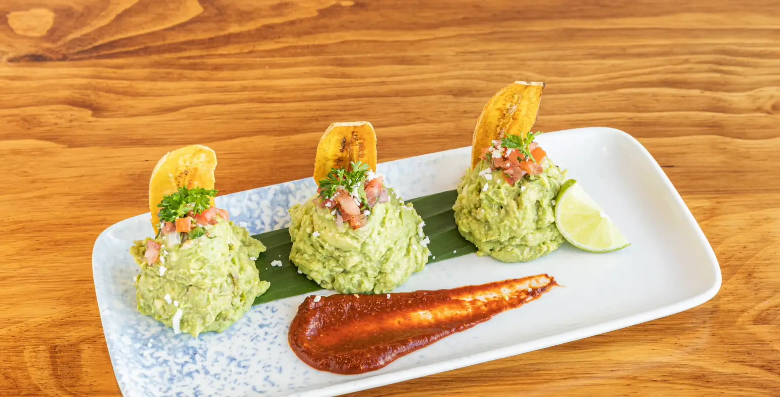 Guacamole sampler